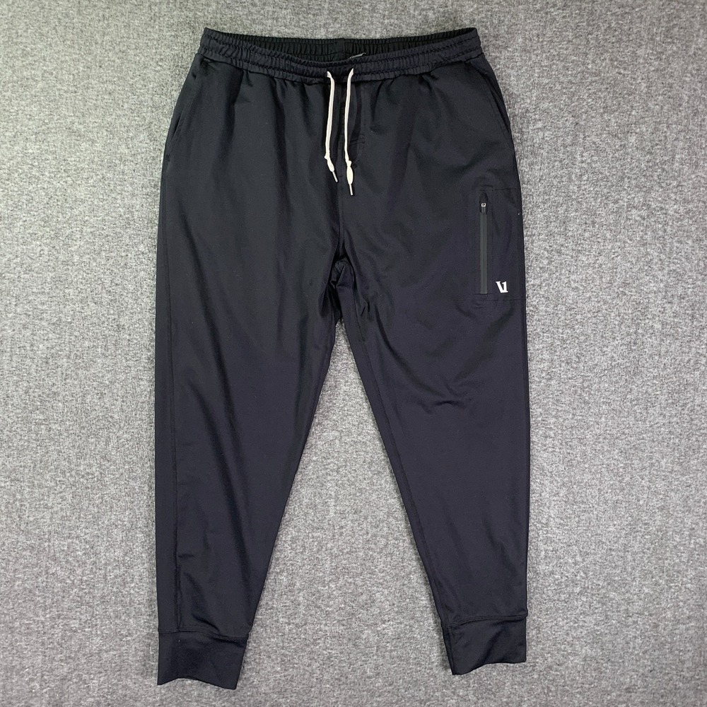 Vuori Sunday Performance Jogger Men Extra Large Black Stretch Athleisure